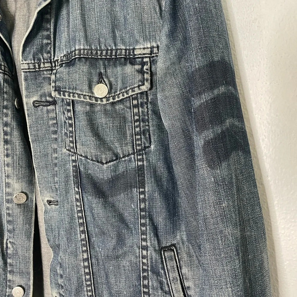Marc by Marc Jacobs military strip Denim Jacket. Size Large - Picture 5 of 10